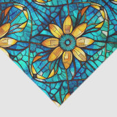 ひまエレガント花フェイクステンドグラス模様 薄葉紙 (詳細)