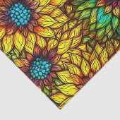 ひまエレガント花フェイクステンドグラス模様 薄葉紙 (詳細)