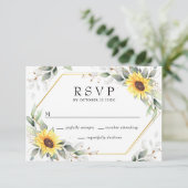 ひまエレガント花フローラ結婚ズ 出欠カード (スタンド正面)