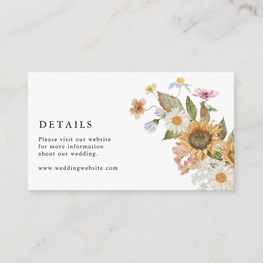 ひまエレガント花 エンクロージャーカード (正面)