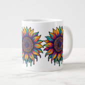 ひまクールトリップ(幻覚体験)のような花 ジャンボコーヒーマグカップ (正面右)