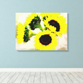 ひまグランジ花 キャンバスプリント (インサイチュ (ウッドフロア))