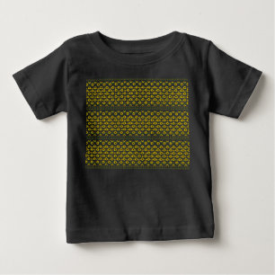 ひまコンテンポラリー素朴花模様 ベビーTシャツ