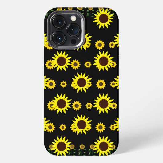 ひまコンテンポラリー素朴花模様 iPhoneケース (裏面)