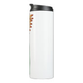 ひまパーソナライズされたのミニマル花 タンブラー (回転右)