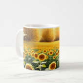 ひまパーソナライズされたわりマグカップ – 自然インスパイアギフト コーヒーマグカップ (正面左)