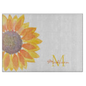 ひまパーソナライズされた花 カッティングボード (正面)