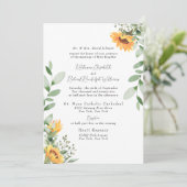 ひまフォーマルわ結婚の花嫁の両親の一覧 招待状 (スタンド正面)