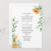 ひまフォーマルわ結婚らの両親がリスト 招待状 (正面/裏面)