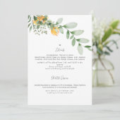 ひまフォーマル花結婚詳細招待状 招待状 (スタンド正面)