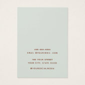 ひまモダンエレガント輪イヤリング表示カード (裏面)