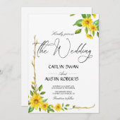 ひまモダンエレガント輪フローラ 招待状 (正面/裏面)