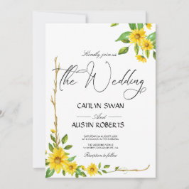 ひまモダンエレガント輪フローラ 招待状