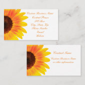 ひまモダンスタイリッシュ花 名刺 (正面/裏面)