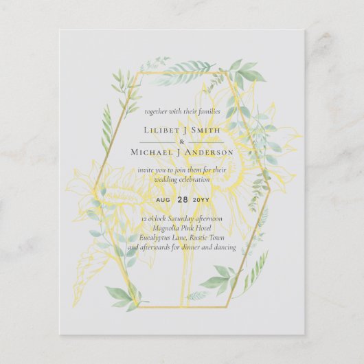 ひまモダン花グリーナリーセージ金ゴールド結婚ズ (正面)