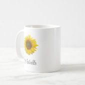 ひまモダン花素朴フローラ コーヒーマグカップ (正面左)