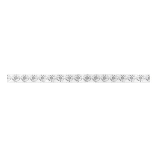 ひま図解入りの、写真付きの花 サテンリボン (正面)