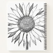 ひま図解入りの、写真付きの花 ノートブック (裏面)