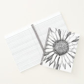 ひま図解入りの、写真付きの花 ノートブック (内部)