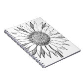 ひま図解入りの、写真付きの花 ノートブック (右側)