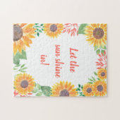 ひま感動的やる気を起こさせる花 ジグソーパズル (横)