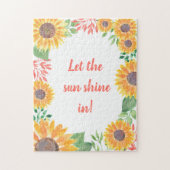 ひま感動的やる気を起こさせる花 ジグソーパズル (縦)