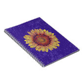 ひま渦巻形の花 ノートブック (右側)