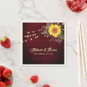 ひま素朴の結婚ナプキン スタンダードカクテルナプキン (インサイチュ)