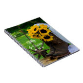 ひま素朴の花とカウボーイブーツ西結婚の ノートブック (右側)