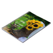 ひま素朴の花とカウボーイブーツ西結婚の ノートブック (左側)