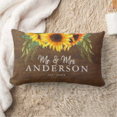 ひま素朴の花は夫妻を新たにする。 ランバークッション (ブランケット)