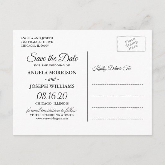 ひま素朴わらブーツ西の日付を保存 案内ポストカード (裏面)