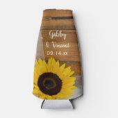 ひま素朴わりとベールの国の結婚式のお願い ボトルクーラー (正面)