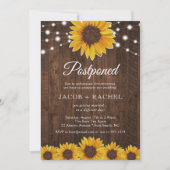 ひま素朴わりの光が延期結婚日 招待状 (正面)