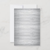 ひま素朴わりの緑の結婚式が～の日を救う 招待状 (裏面)