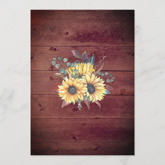 ひま素朴わりウッドメイソンジャイルライツ結婚 招待状 (裏面)