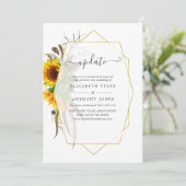 ひま素朴わりジオメト結婚リの更新 招待状 (スタンド正面)