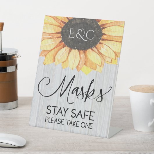 ひま素朴わりフローラマスクモ結婚ノグラム 台座サイン (インサイチュ)