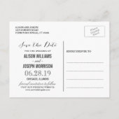 ひま素朴わりString Lights日付を保存 案内ポストカード (裏面)