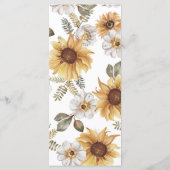 ひま素朴わ結婚けメニュー メニュー (裏面)