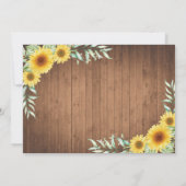 ひま素朴わ結婚け写真デートを保存 案内状 (裏面)