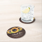 ひま素朴わ結婚け ラウンドペーパーコースター (インサイチュ)