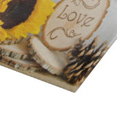 ひま素朴フラワーウッドラ結婚ンド カッティングボード (角)