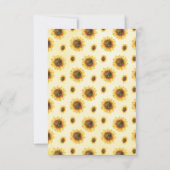 ひま素朴フラワーストリングライトレース結婚ズ 出欠カード (裏面)