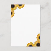 ひま素朴フラワーズメイスン結婚ジャー エンクロージャーカード (裏面)