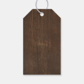 ひま素朴フラワーズメイスン結婚ジャー ギフトタグ (裏面)