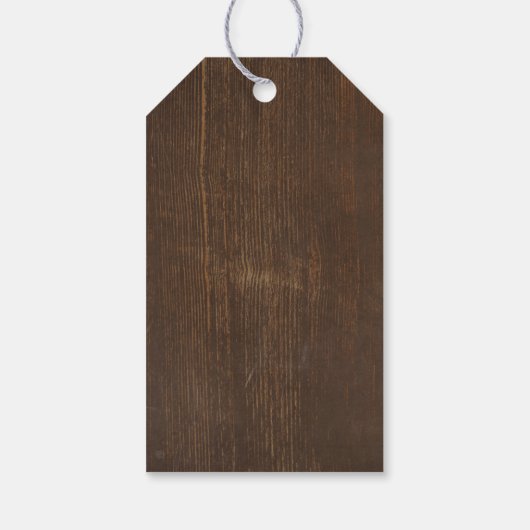 ひま素朴フラワーズメイスン結婚ジャー ギフトタグ (裏面)