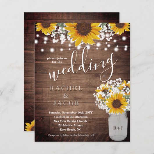 ひま素朴フラワーズメイソンジャールライツバジェット結婚ズ (正面/裏面)