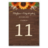 ひま素朴フラワーテラコッタバラボホ結婚ズ テーブルナンバー (裏面)