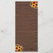 ひま素朴フラワーテラコッタバラボホ結婚ズ メニュー (裏面)